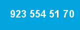 923 554 51 70 923 554 51 70